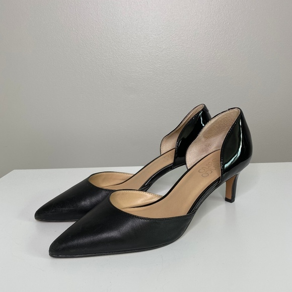 Franco Sarto Shoes - Franco Sarto Black Demille Kitten Heels
